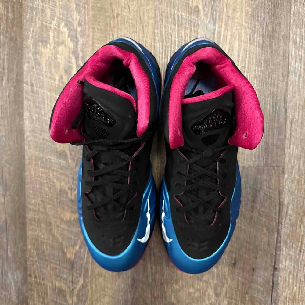 Nike Air Max Hyperposite Fireberry Blue Pink Black - Picture 4 of 11